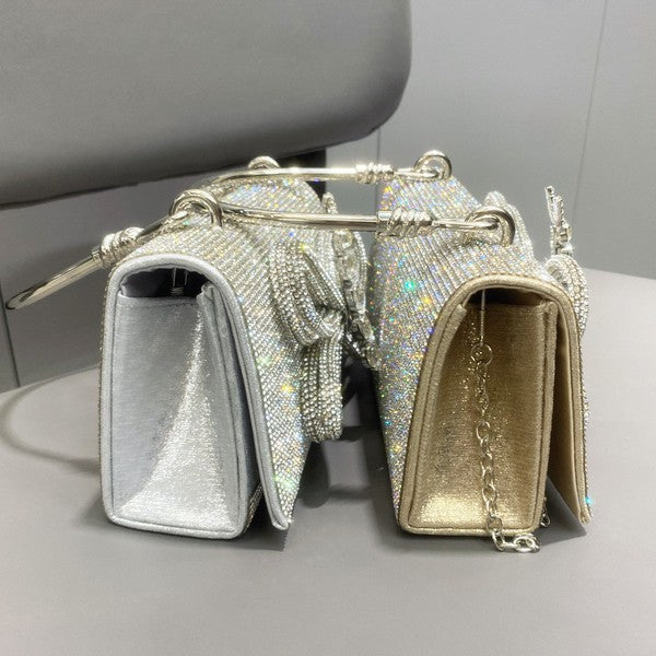 Evening bag rhinestones purse