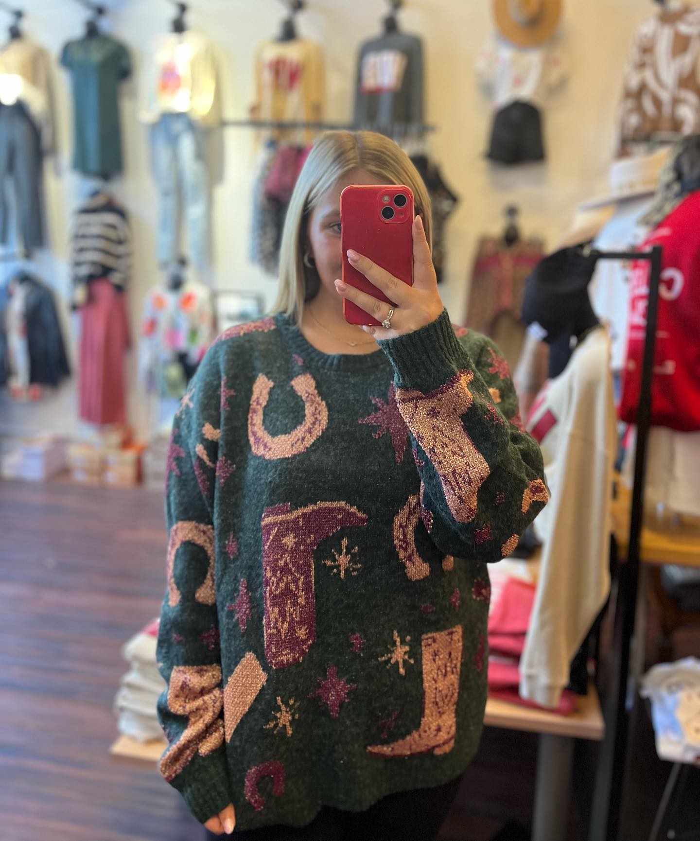 RODEO COWGIRL SWEATER